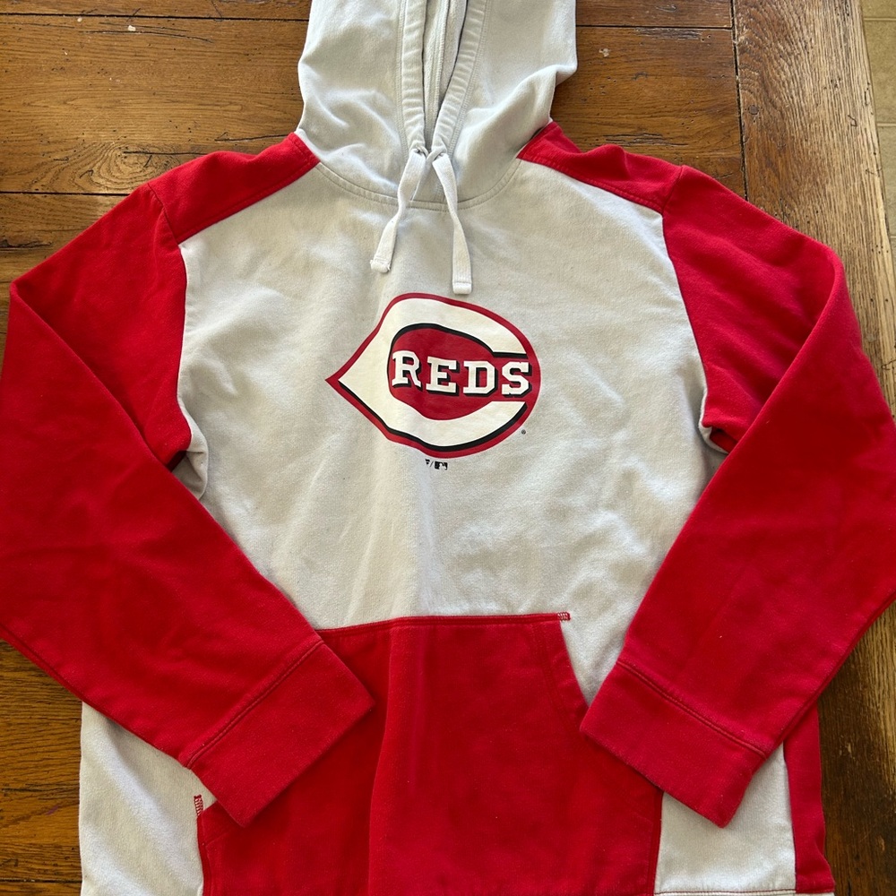 Fanatics Red and White Hoodie